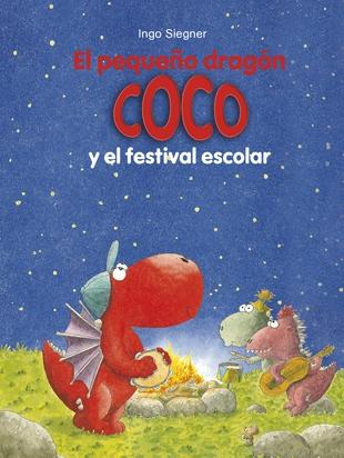 El pequeño dragón Coco y el festival escolar. 