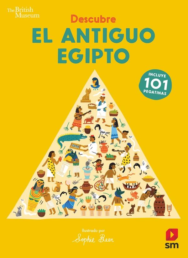 Descubre el Antiguo Egipto "(Incluye 101 pegatinas)".