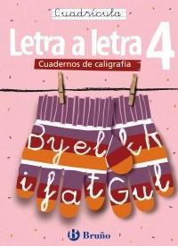 Letra a letra - 4. Cuadernos de caligrafía. Cuadrícula