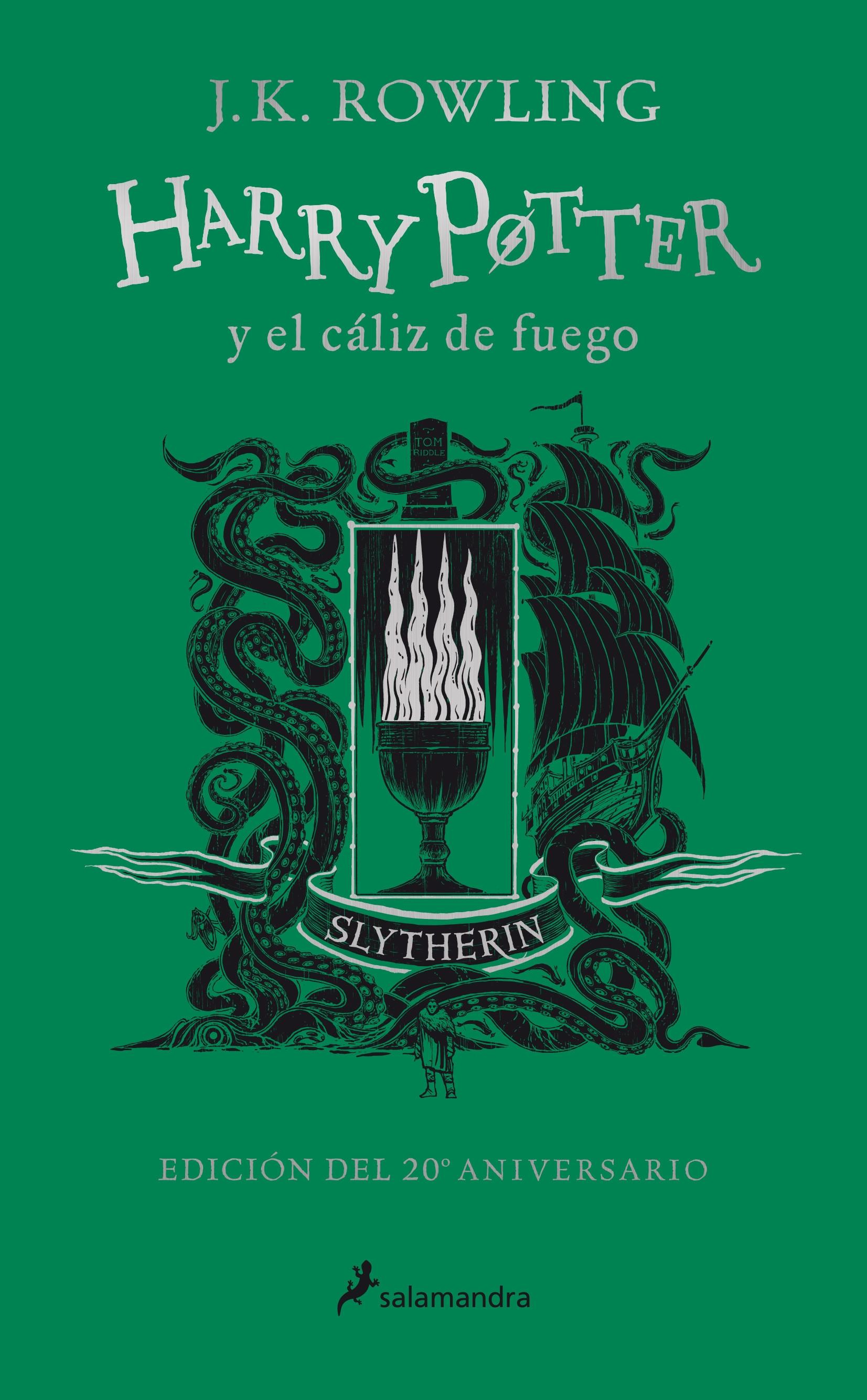 Harry Potter y el cáliz de fuego: Slytherin (Harry Potter - 4) "Orgullo - Ambición - Astucia (Edición del 20 Aniversario)"