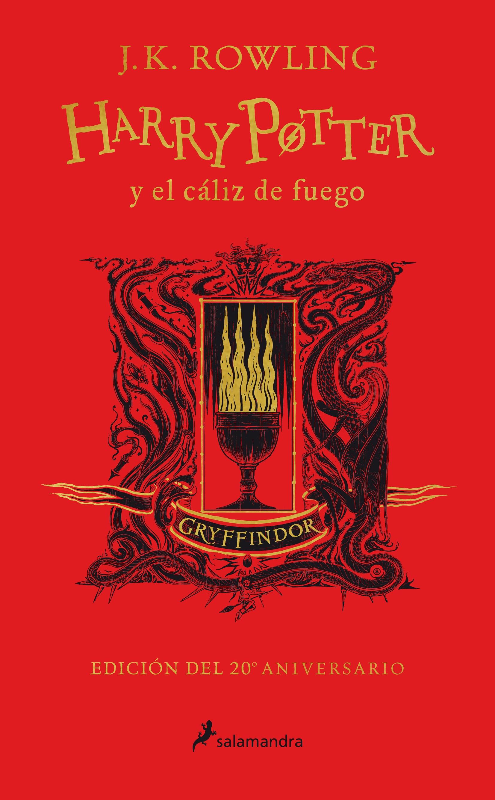 Harry Potter y el cáliz de fuego: Griffindor (Harry Potter - 4) "Valor - Coraje - Audacia (Edición del 20 Aniversario)". 