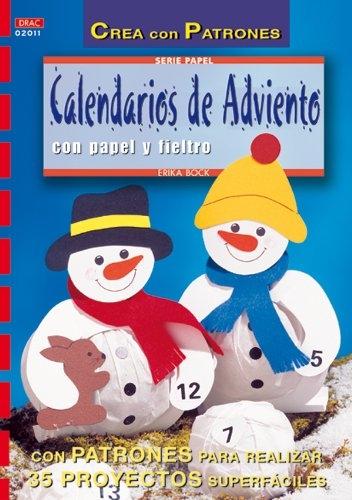 Calendarios de adviento, con papel y fieltro
