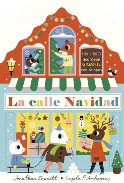 La calle Navidad "(Un libro acordeón gigante con solapas)".