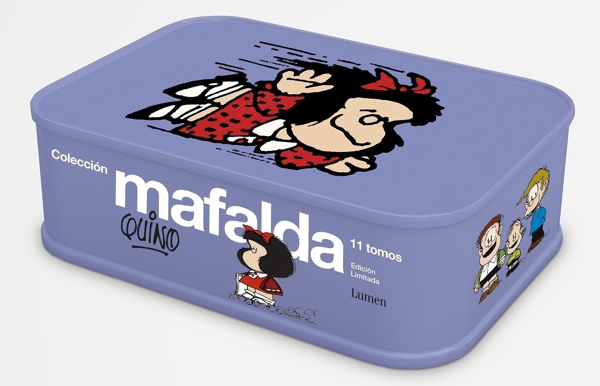 Colección Mafalda (Caja metálica - 11 volúmenes). 