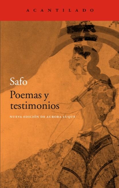 Poemas y testimonios "(Safo)".