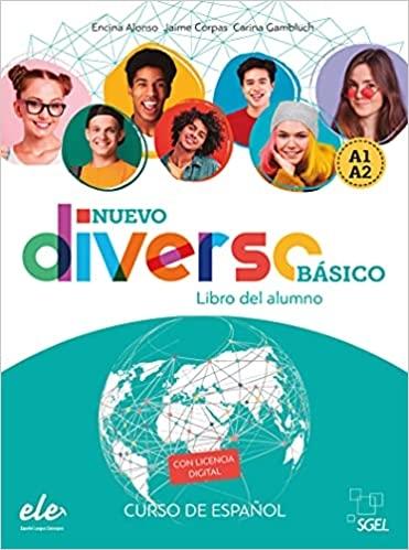 Nuevo Diverso Básico. A1 y A2. Alumno + @  "Curso de español". 