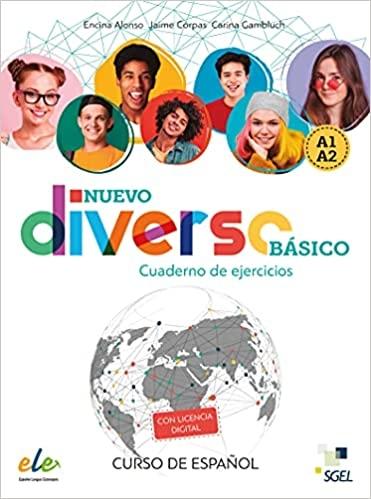 Nuevo Diverso Básico. A1 y A2.  Cuaderno de ejercicios + @ "Curso de español". 