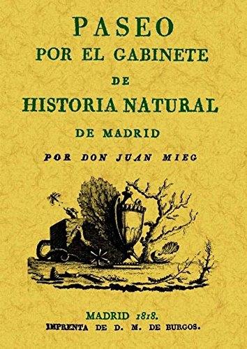 Paseo por el Gabinete de Historia Natural de Madrid. 