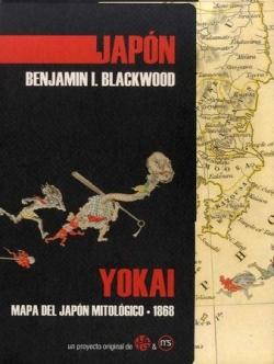Japón - Yokai. Mapa del Japón mitológico - 1868. 
