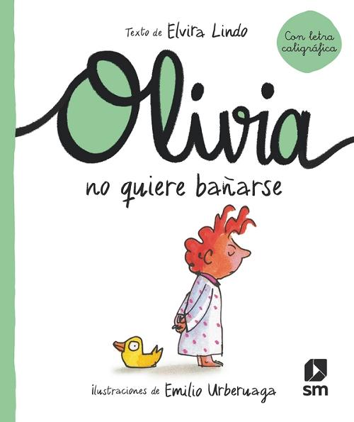 Olivia no quiere bañarse "(Olivia - 5. Con letra caligráfica)"