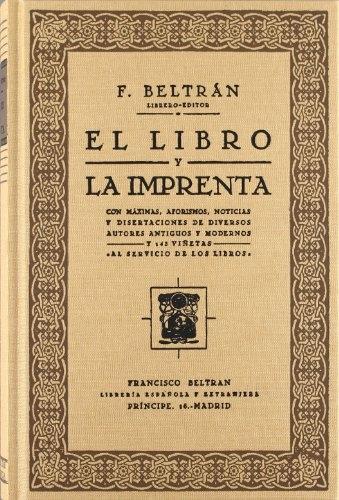 El libro y la imprenta