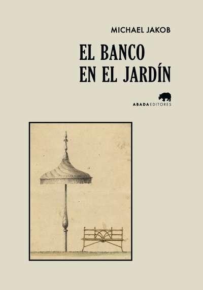 El banco en el jardín. 