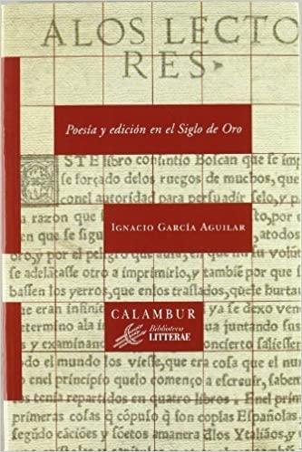 Poesía y edición en el Siglo de Oro