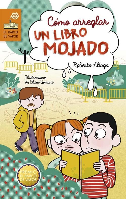 Cómo arreglar un libro mojado. 