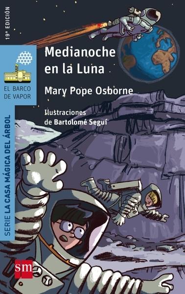 Medianoche en la Luna "(Serie La casa mágica del árbol - 8)". 
