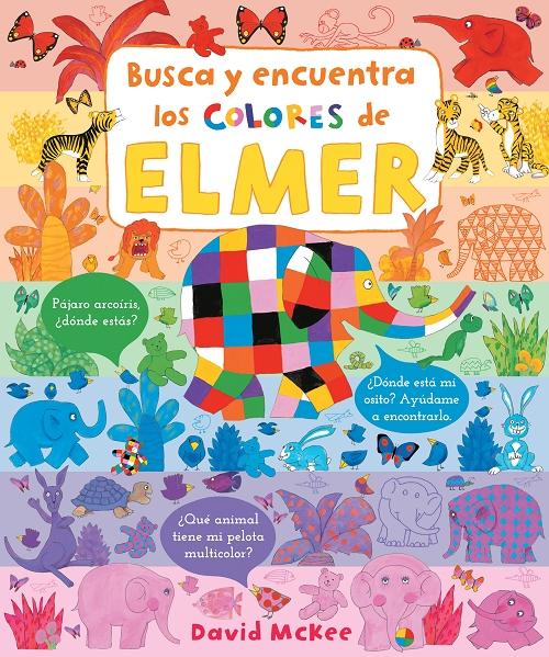 Busca y encuentra los colores de Elmer. 