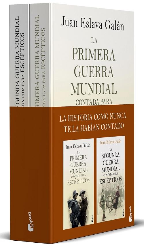 Guerras Mundiales contadas para escépticos (Pack 2 Vols.) "La Primera Guerra Mundial / La Segunda Guerra Mundial". 