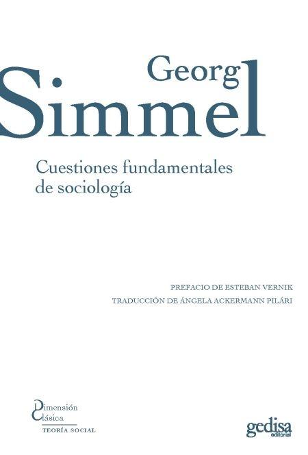 Cuestiones fundamentales de sociología. 