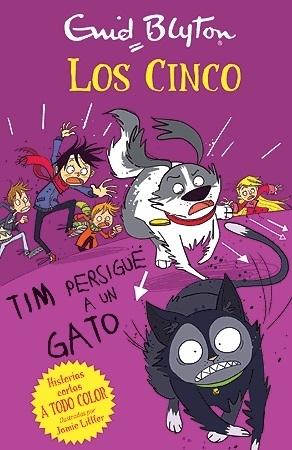 Tim persigue a un gato "(Los Cinco)"