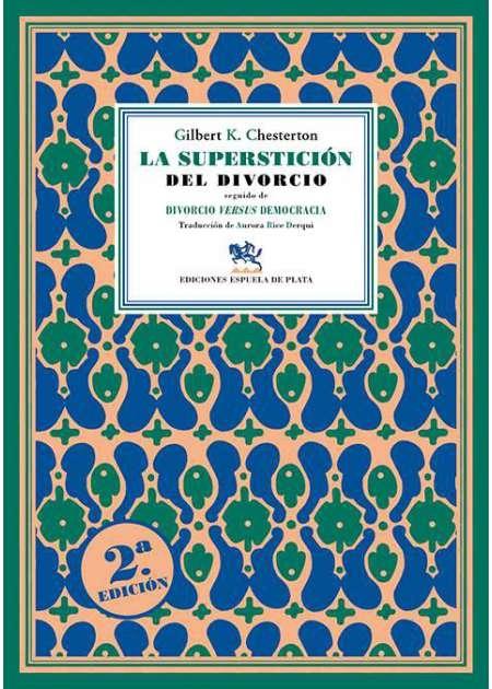 La superstición del divorcio. 