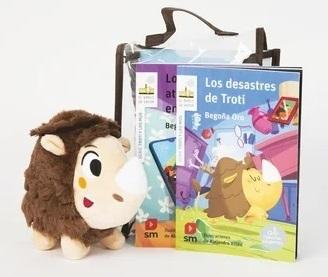 Pack Troti "(Peluche + Los desastres de Troti + Los Mug, atrapados en el móvil)"