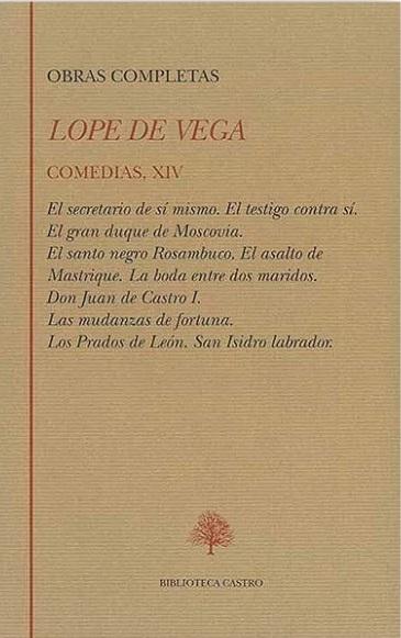 Obras Completas. Comedias - XIV (Lope de Vega)