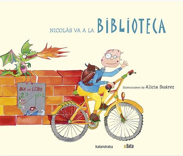 Nicolás va a la biblioteca