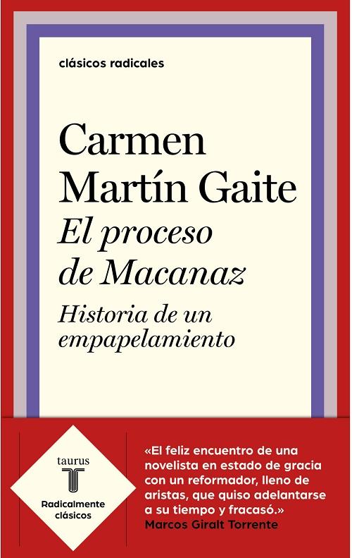 El proceso de Macanaz "Historia de un empapelamiento"