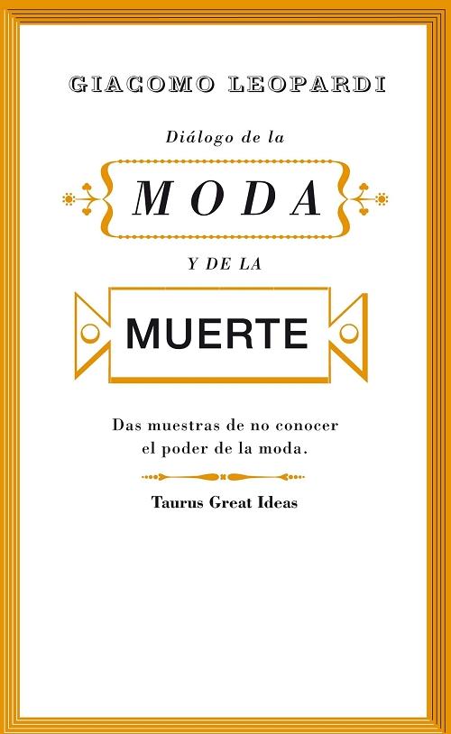 Diálogo de la moda y de  la muerte. 