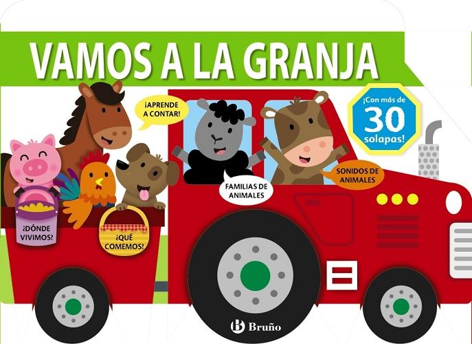 Vamos a la granja "¡Con más de 30 solapas!". 