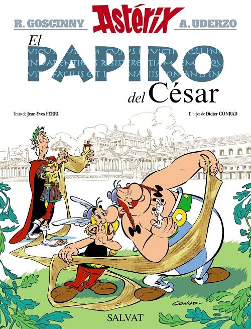 El papiro del César "(Astérix - 36)". 