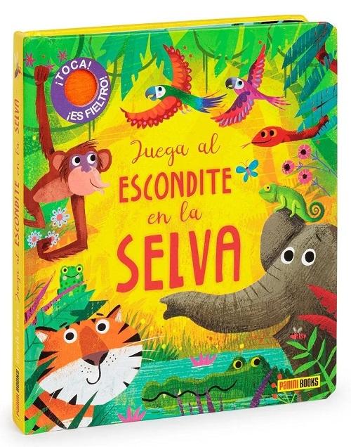 Juega al escondite en la selva "¡Toca! ¡Es fieltro!".