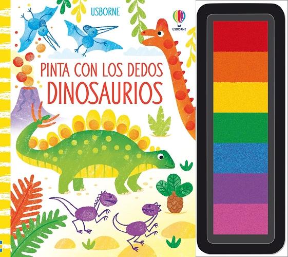 Dinosaurios "Pinta con los dedos"