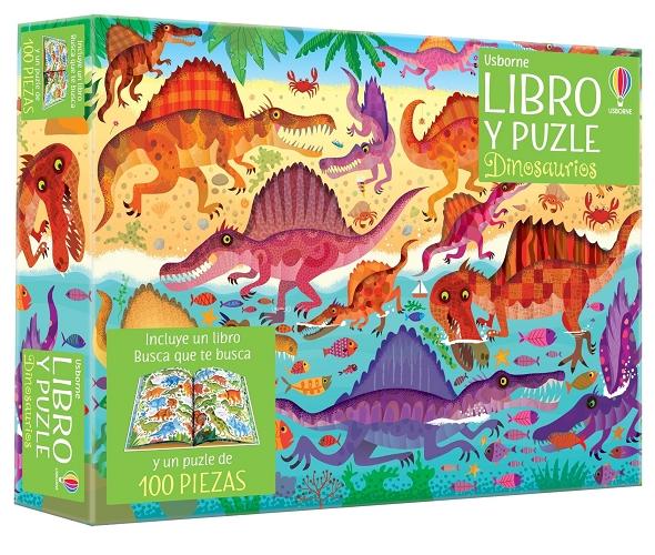 Dinosaurios "Libro y Puzle". 