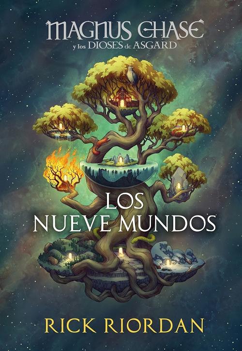 Los nueve mundos "(Magnus Chase y los Dioses de Asgard - 5)". 