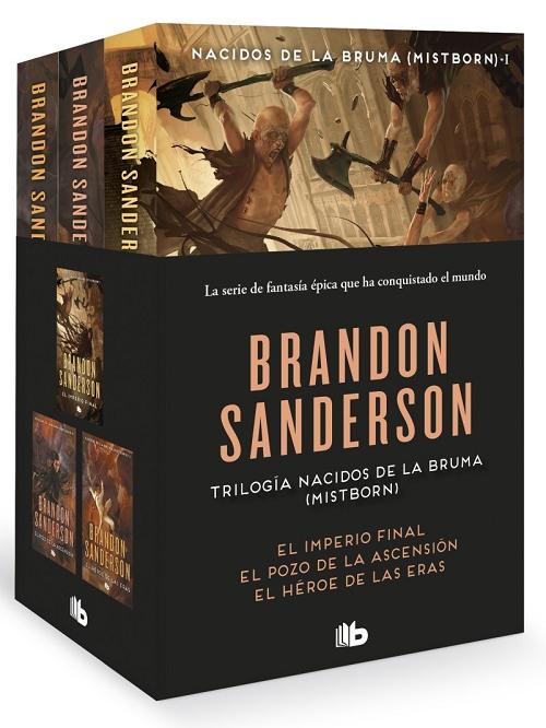 Trilogía Nacidos de la bruma [Mistborn] (3 Vols.) "El imperio final / El pozo de la Ascensión / El héroe de las eras"