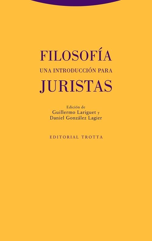 Filosofía. Una introducción para juristas