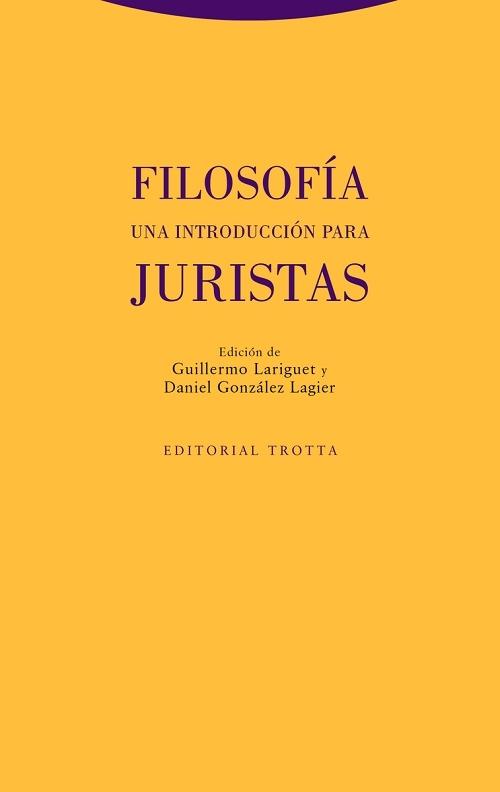 Filosofía. Una introducción para juristas. 