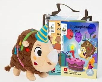 Trotti Fiesta (Pack con muñeco) "Troti y la semana de carnaval / El cumpleaños de Mía"