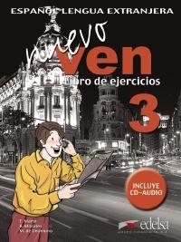 Nuevo Ven 3 - Libro de ejercicios "(Incluye CD audio)". 