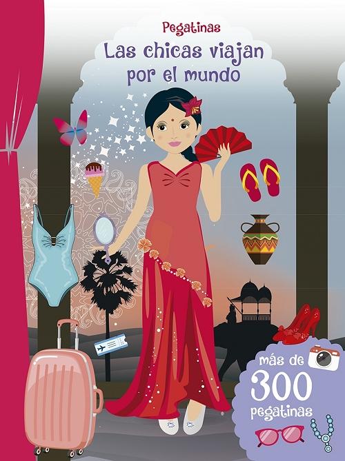 Las chicas viajan por el mundo "(Con más de 300 pegatinas)"