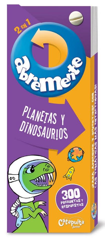 Abremente 2 en 1 - Planetas y dinosaurios. 