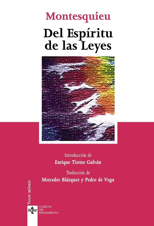 Del espíritu de las leyes. 