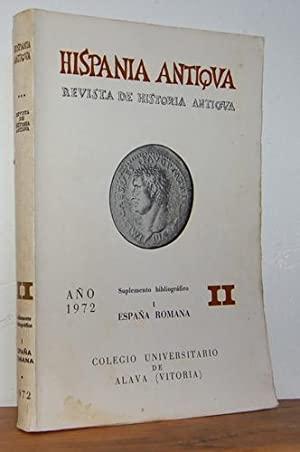 España romana - I: Suplemento bibliográfico