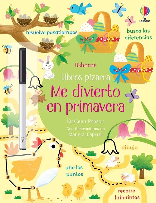 Me divierto en primavera "(Libros pizarra)". 