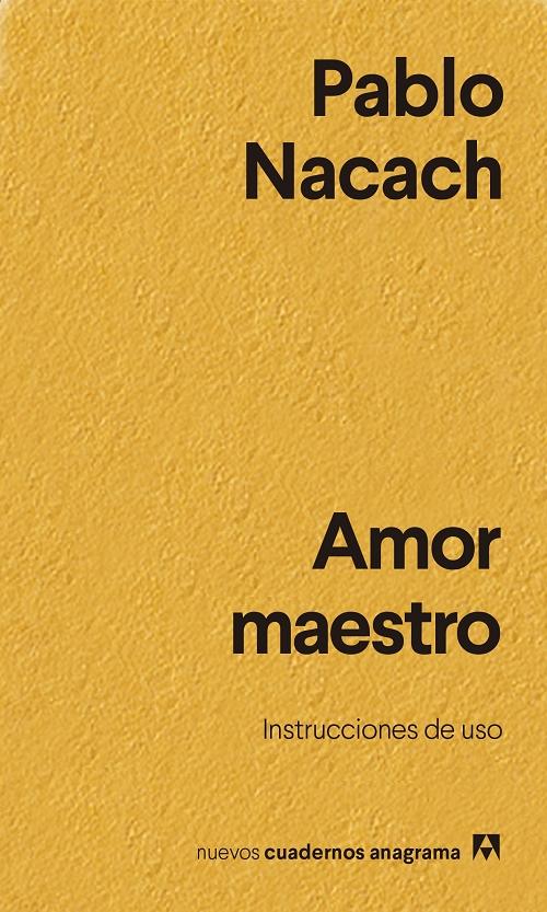 Amor maestro "Instrucciones de uso". 