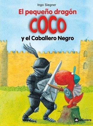 El pequeño dragón Coco y el Caballero Negro. 