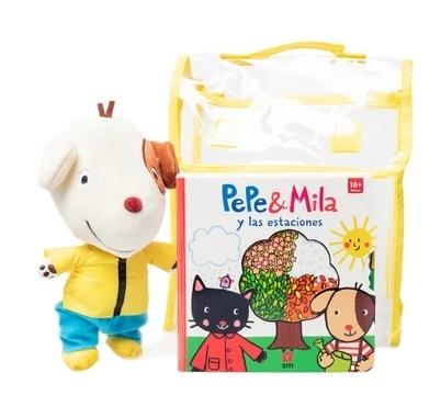 Pepe & Mila y las estaciones (Pack con muñeco)