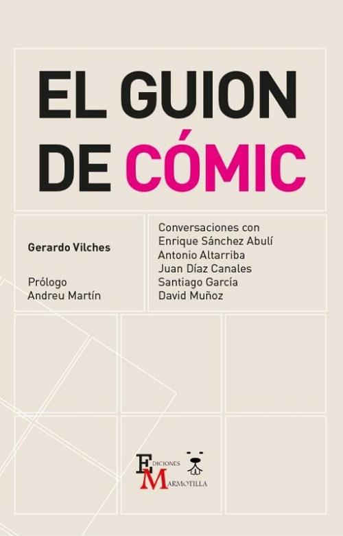 El guion de cómic "Conversaciones". 