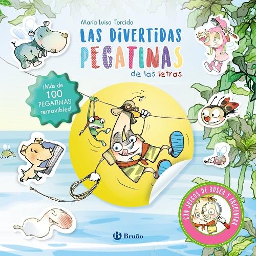 Las divertidas pegatinas de las letras "¡Más de 100 pegatinas removibles!". 